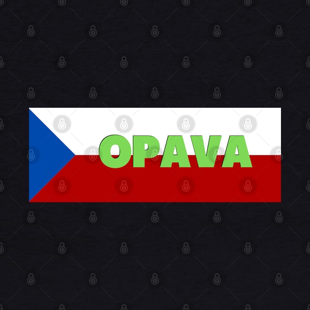 Opava City in Czech Republic Flag by aybe7elf